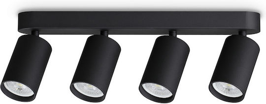Ideal Lux Spot in Schwarz Farbe