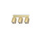 Ideal Lux Dynamite Pl4 Square Τριπλό Σποτ με Ντουί GU10