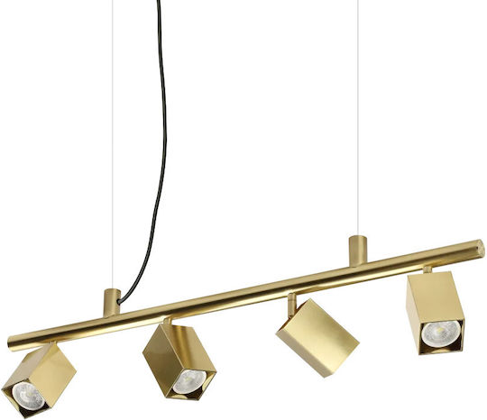 Ideal Lux Σποτ με 4 Φώτα και με Ντουί GU10