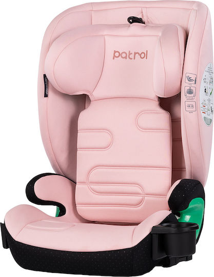 Chipolino Patrol Baby Car Seat i-Size with Isofix Powder Pink 15-36 kg