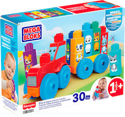 Mega Bloks Tractor with Animals for 1.5+ Years 30 Pieces Mega Bloks Tractor with Animals for 1.5+ Years 30 Pieces