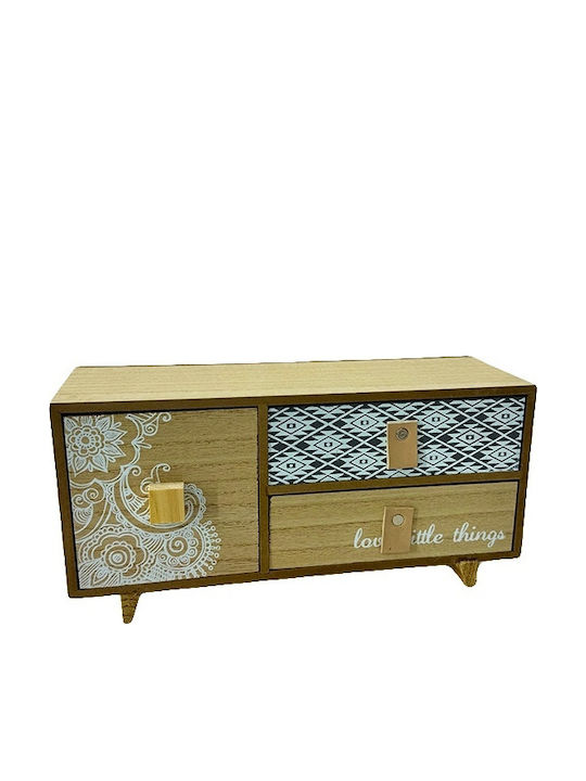 Velve Mini Sertar Lemnoasă 30x10x14cm