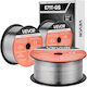 Σύρμα Συγκόλλησης Vevor Flux Core Mig E71t-gs 0,8mm 0,9kg Αέριο Χωρίς Αέριο Συγκόλληση Ήπιου Χάλυβα Χαμηλή Εκτόξευση Συγκόλληση Τόξου Όλες Τις Θέσεις Αυτοπροστατευόμενο Εξωτερική Χρήση Συσκευασία 3 Ρολών