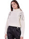 Women's Sweater Turtleneck White