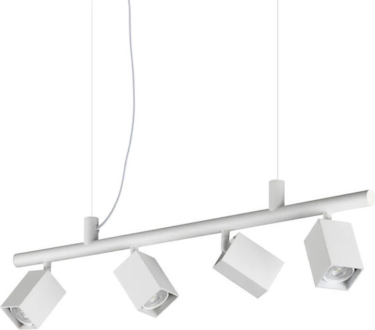 Ideal Lux Sp4 Square Hängelampe Weiß