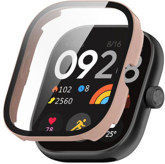 Redmi Watch 4 Xdfind Gehärteter Film Integrierter PC Watch Schutzabdeckung Rosa