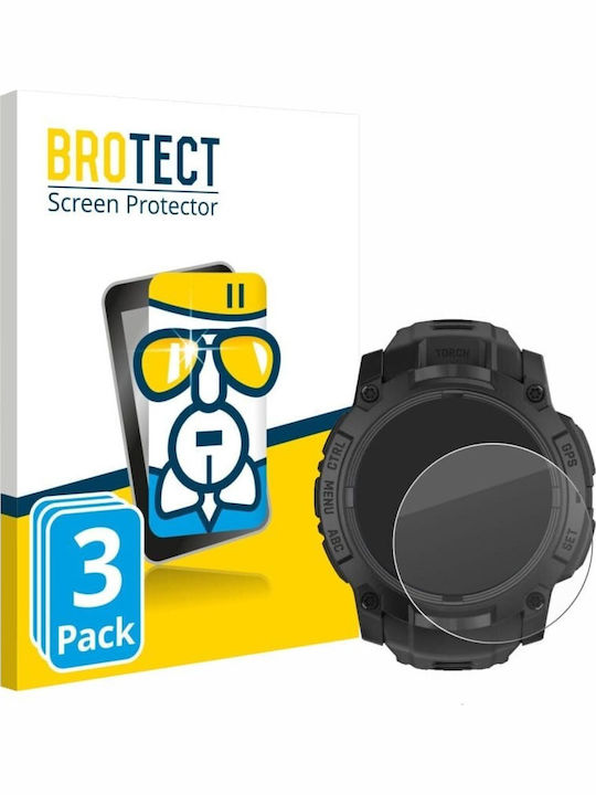 Brotect AirGlass Screen Protector pentru Garmin Instinct 3 (50mm) 3buc