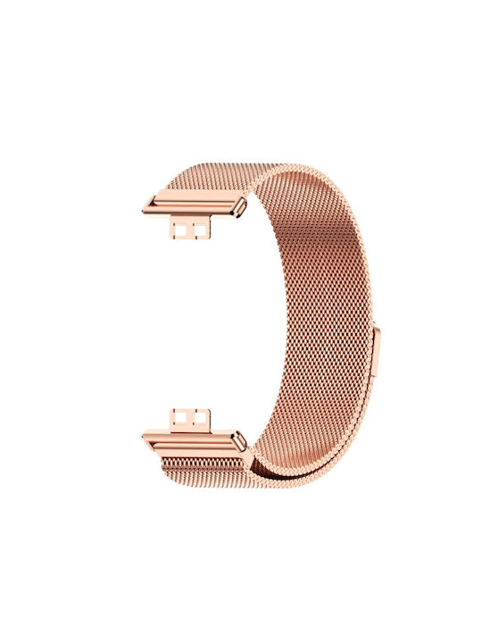 Huawei Watch Fit Mijobs Milan Magnetic Strap Stainless Steel Rose Gold
