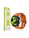 Mobile Origin Einfaches Silikon Tragbare Bänder 22mm Orange Mo-ess-22-org