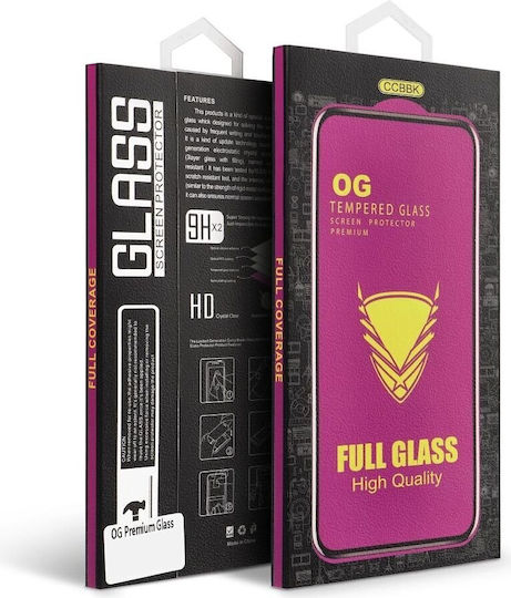 Og 6d Premium Glass Screen Protector Compatible with Xiaomi 15 Black Frame