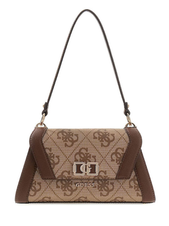 Guess Latte Logo Дамска Чанта През Рамо Кафява
