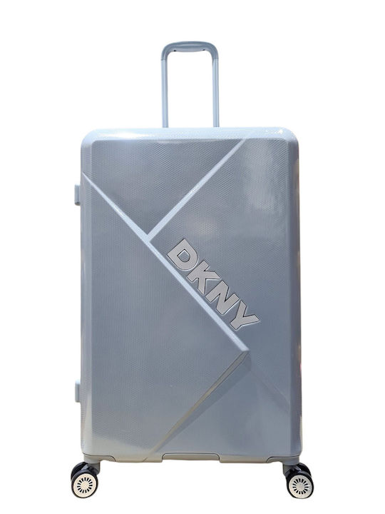Large Travel Suitcase Wheeled Four Wheels Upright 28" Dkny Dh818yc5 Grey