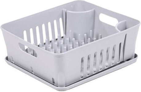 Homeplast Στραγγιστήρι Νεροχύτη Πλαστικό Γκρι 37x32x15cm Homeplast Στραγγιστήρι Νεροχύτη Πλαστικό Γκρι 37x32x15cm