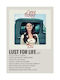 Music Poster Lust Life Lana Del Rey Ms520 30cm X 40cm