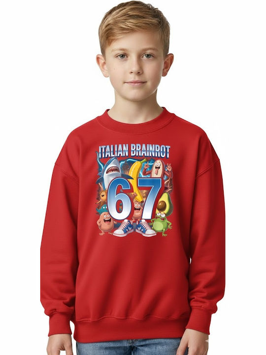 Kids Sweatshirt  Red