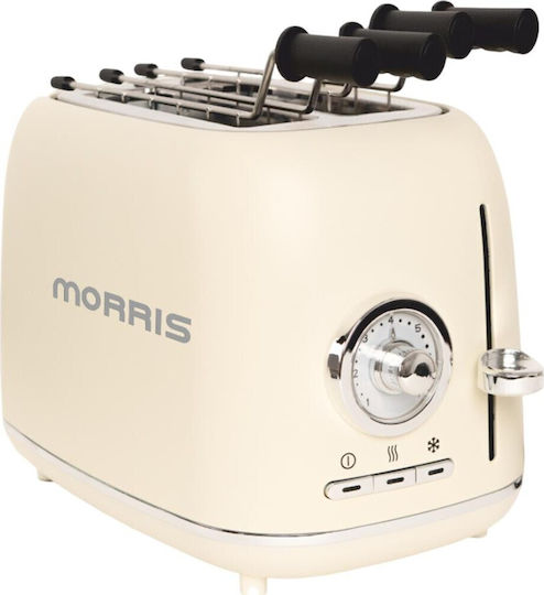 Morris Prăjitor de Pâine cu 2 Sloturi 900W Bej