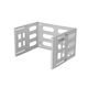 Lanberg Wandmontiert Rack-Schrank 19U Gray FB01-5406-10S