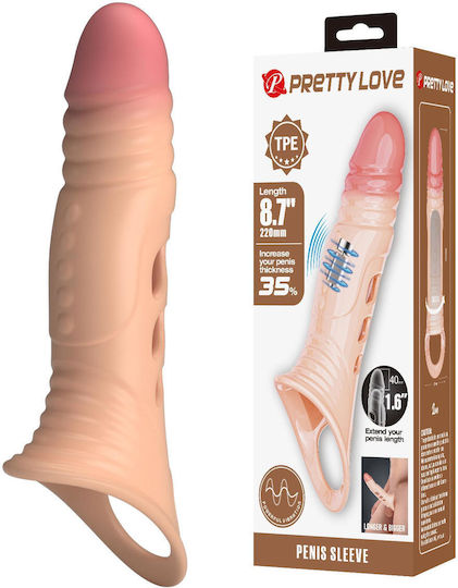Pretty Love 8.7" Vibrating Penis Sleeve