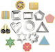 Cookie Cutters Geometric Shapes 55-85mm X24