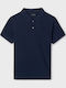 Kids' Polo Short Sleeve Dark Blue