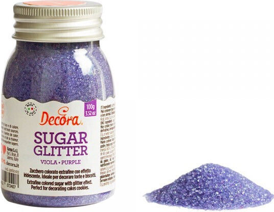 Glitter Decora Μωβ 100g