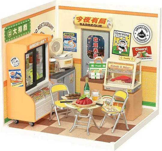 Robotime Παιχνίδι Κατασκευών Ξύλινo Night Out Food Stall για Παιδιά 14+ Ετών