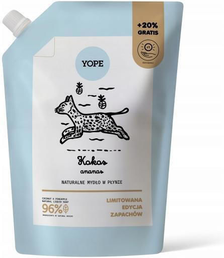 Yope Yope Nachfüllung Schaumbad & Duft Kokosnuss 600ml