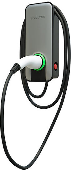 Livoltek Atom Montat pe perete Trei faze Stație de încărcare pentru mașini electrice 11kW cu Cablu încorporat Tipul 2 (A0110400E11)