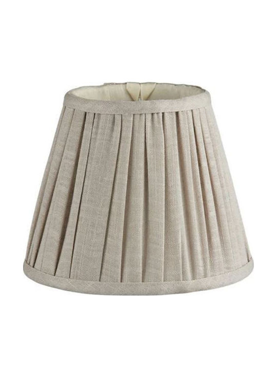 Lampenschirm Grau Chiffon Grau Leinen Viskose 16cm Addison Ross