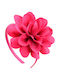 Fuchsia Kids Headband with Flower
