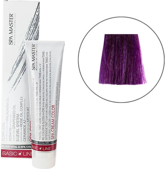 Spa Master Pure Pigments Temporary Hair Dye Without Ammonia Purple 100ml