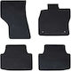 vidaXL Set of Front and Rear Mats 4pcs for Seat Leon 2020 Black