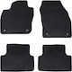 vidaXL Set of Front and Rear Mats 4pcs for Volkswagen T-Cross 2019 Black