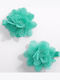 Abel & Lula Set Kids Hair Clips with Flower Bobby Pin in Turquoise Color 2 Pieces