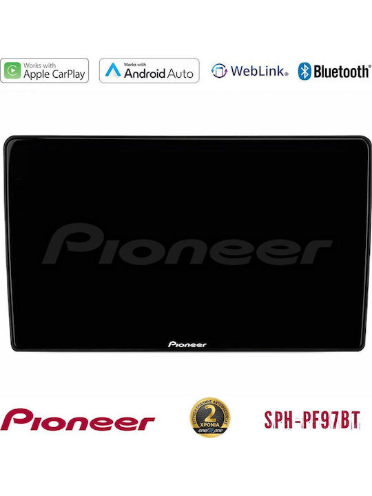 Pioneer Car Audio System for Fiat Panda 2003-2012 (Bluetooth/USB/AUX/WiFi/GPS/Apple-Carplay/Android-Auto) with Touch Screen 9"