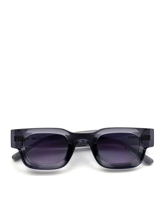 Red Raven Unisex Γυαλιά Ηλίου με Γκρι Σκελετό 0000183009