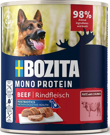 Bozita Wet Food Dogs with Beef Grain-Free 800gr