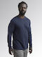 Utility Diadora Men's Long Sleeve Blouse Ml Mono Organic Color Classic Navy 177667