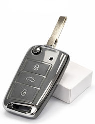 Husă Protectoare Tpu Chei Skoda Seat Volkswagen Gri