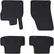 vidaXL Set of Front and Rear Mats 4pcs for Audi Q2 2017 Black