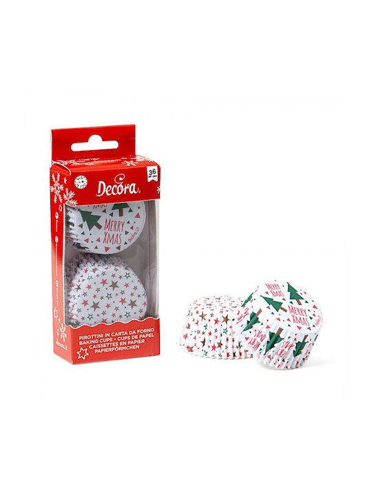Decora Χριστουγεννιάτικη Χάρτινη Βάση Cupcake Δ...