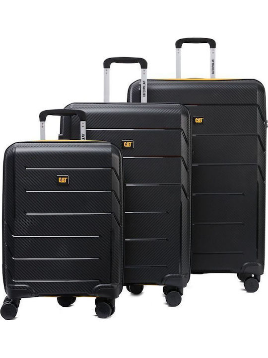 CAT Hard Suitcases with 4 Wheels Set of 3 Pieces