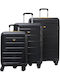 CAT Hard Suitcases with 4 Wheels Set of 3 Pieces