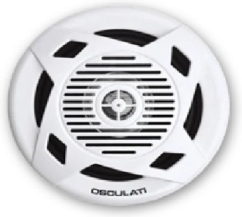 Osculati Σετ Ηχεία Σκάφους 3" με 20W RMS Λευκό