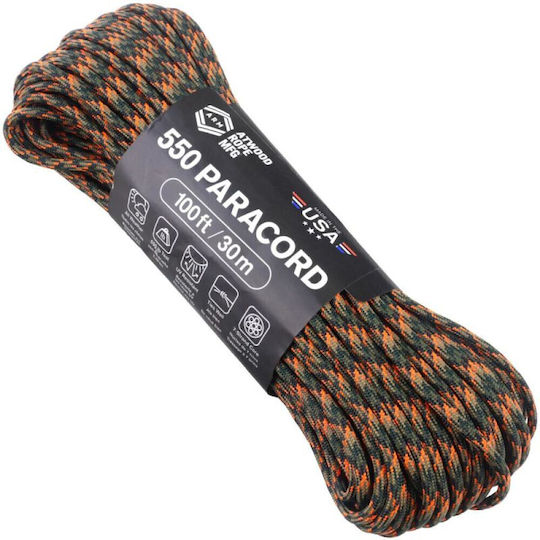 Atwood Rope Mfg Αρτάνη 550 Paracord 100 Fuß Blitz
