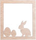 Osterdekorationen & Ornamente Kärtchen Ostern Kaninchen Nv671 13x15cm
