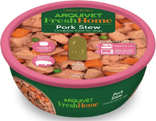 Arquivet Wet Food for Adult Cats in Cans with Pork Grain-Free 280gr