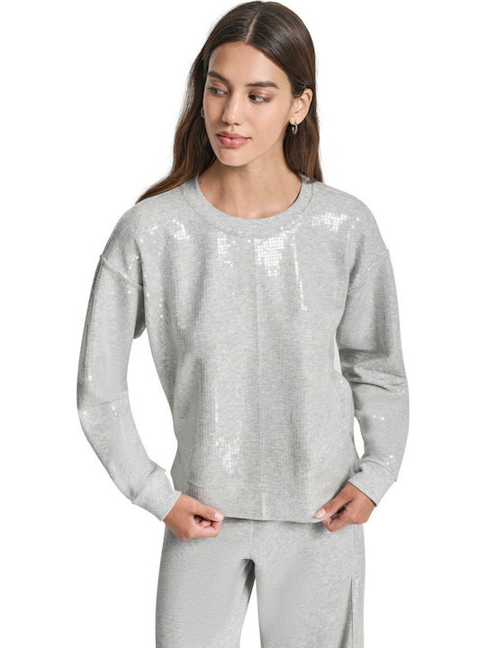 DKNY Γυναικείο Φούτερ Γκρι