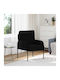 Armchair Black 60x56x80cm