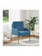 Blue Armchair 60x56x80cm